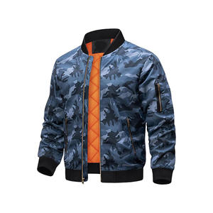 Moda de los hombres cálidos Otoño Invierno vuelo bombardero chaqueta - Product Image 3