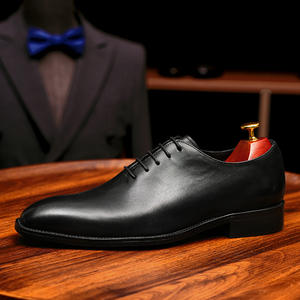 Zapatos Oxford de Cuero Vacuno de Primera Calidad con Tacón Acolchado y Diseño Antideslizante, Zapatos de Vestir para Caballeros - Product Image 1