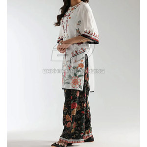 ชุดเสื้อผ้าชาลวาร์ คามีซ ผ้าฝ้ายระบายอากาศ ปี 2026  ผ้าฝ้ายปากีสถาน  คอลเลคชั่นลำลองสำหรับผู้หญิง  ไซส์ผู้ใหญ่ - Product Image 2