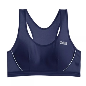 Rembourré grande taille filles léger sans couture respirant lavé U cou sport soutien-gorge dos nageur vêtements de sport sous-vêtements de couleur unie - Product Image 4