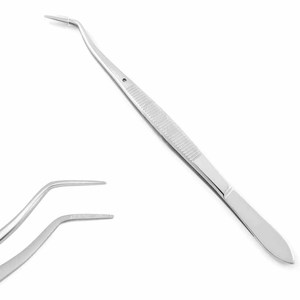 Pinzas Adson de Acero Inoxidable Alemán de 15 cm con Puntas Anguladas, Hechas a Medida por MEDIHEAL SURGICAL CORPORATION para Consultorio Dental - Product Image 6