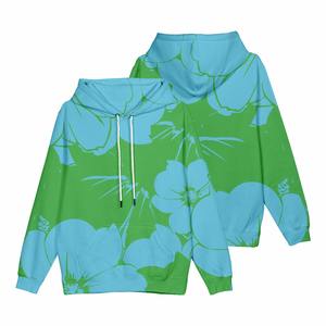 Sudadera suave con estampado personalizado de fabricante para mujer, sudaderas con capucha informales cómodas, bolsillo de longitud corta para la temporada de otoño - Product Image 2