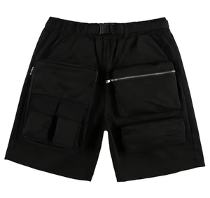 Pantalones Cortos Deportivos Casuales de Verano para Hombre, para Correr, Color Sólido, con Cordón, Holgados, Ecológicos, Transpirables, de Lona, Servicio OEM - Product Image 2