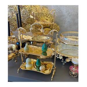 Support de gâteau fait à la main à forte demande pour exportateur de métaux d'ustensiles de cuisine de fête d'Inde de haute qualité - Product Image 2