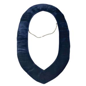Collier de chaîne Regalia maçonnique en gros de haute qualité avec matériau en cuir de conception 3D brodé de logo personnalisé - Product Image 6