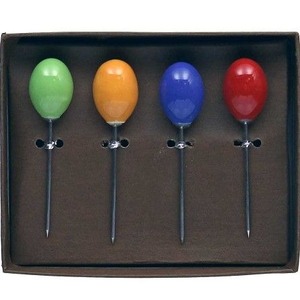 Crafts Village Luxury Metal Olive Picks Set Stainless Steel Reusable Skewers Dishwasher Safe Heavy Duty for <b>Cocktail</b> Bar Party - Product Image 1