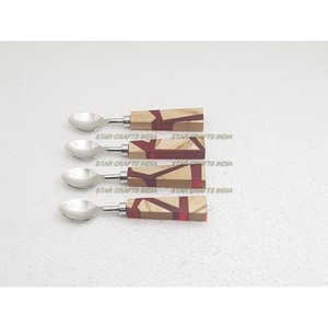 Ensemble de couverts de luxe 4 pièces cuillère couteau et fourchette ensembles de couverts en acier inoxydable pour les cadeaux de mariage de STAR CRAFT INDIA - Product Image 4