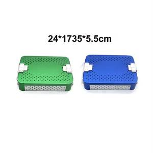 กล่องฆ่าเชื้อสำหรับสัตว์เลี้ยง Morje Surgical MS-SIS-0002 ทำจากอลูมิเนียมอัลลอยด์  แบบมีรูสำหรับฆ่าเชื้อ  สำหรับใส่เครื่องมือผ่าตัด - Product Image 5