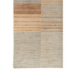 พรมขนสัตว์ลายทางคลาสสิก Tesoro ขนาดใหญ่ สีเขียว ทอมือ หนา 10 มม. สำหรับทางเข้าบ้าน ห้องโถง รุ่น Home-HWL-504 - Product Image 4