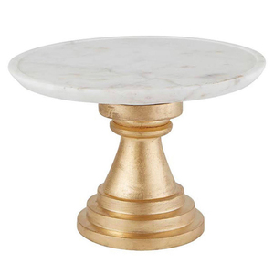 DESIGN CRÉATIF ÉLÉGANT DÉCOÉRATIONS DE MARIAGE SUPPORT À GÂTEAUX EN MARBRE EN PIERRE SUPPORT DE SOL EN MÉTAL POUR SERVEUR À GÂTEAUX DE CÉLÉBRATION DE FÊTE - Product Image 6