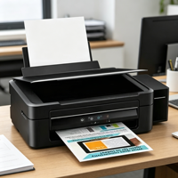 Impresora de Inyección de Tinta A4 de 4 Colores L130 L313 L310, Impresora de Sublimación Económica, Impresión a Color de Alta Saturación