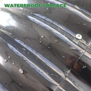 Support de bois de chauffage intérieur/extérieur en métal ondulé pour le stockage et la présentation durables des bûches pour la maison et le jardin - Product Image 5