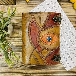 Diario de Cuero Hecho a Mano Exclusivo, Diario Retro con Árbol de la Vida, Tapa Dura Repujada, Cuaderno de Bocetos de Acuarela con Duradero Encuadernado de Lomo - Product Image 2