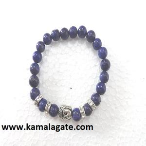 Agate naturelle faite à la main Mookaite pierres précieuses Bracelet perles pierre semi-précieuse artisanat métal bouddha guérison Chakra motif cristal - Product Image 5