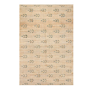 Alfombra de yute tejida a mano de calidad estándar estilo Kilim diseño Floral lavable para sala de estar pasillo dormitorio corredor de cáñamo de tamaño largo - Product Image 3