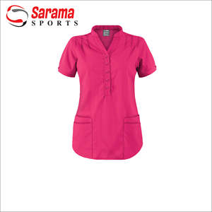 Tenues médicales en coton imprimé pour femmes, blouses et pantalons pour personnel médical, uniformes d'hôpital - Product Image 3