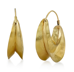 Pendientes de latón de aspecto natural geométrico de moda, joyería para bodas y fiestas, uso de regalo, diseño único, superventas - Product Image 1