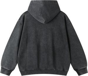 Sudadera con Capucha para Hombre, 100% Algodón, Felpa Francesa, Color Sólido, Transpirable, Impermeable, Ecológica, de Secado Rápido, con Bolsillo - Product Image 3