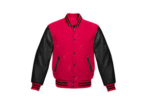 Chaqueta Universitaria de Primera Calidad para Hombre, Tejido de Lana de Alta Gama, Hecha a Medida, Chaqueta Cálida de Invierno con Mangas de Cuero Genuino - Product Image 5
