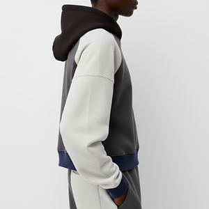 <b>Women</b> <b>Longline</b> <b>Fleece</b> Hoodie Thick Fabric Winter High Quality Style <b>Women</b> Crop Cotton Hoodie Soft Fabric Premium Urban Fashion - Product Image 5