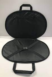 Estuche para Collar de Cadena Masónica Shriner, Imitación de Cuero Negro - Bolsa de Transporte para Masón |   Almacenamiento de Doble Compartimento con Cierres, Asa - Product Image 3