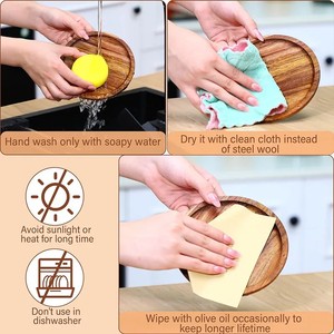 Juego de Posavasos de Madera Hechos a Mano, Rústicos y Naturales para Bebidas, para el Hogar y la Cocina, la Mejor Calidad a Precio de Mayoreo - Product Image 5