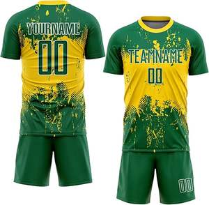 Uniformes d'équipe de football professionnel Maillot de football à manches courtes avec impression du logo du club - Product Image 3