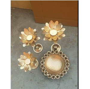 Bougie chauffante flottante industrielle à fleurs Diya Vaisselle pour décoration de fête Décoration intérieure Mariage Diwali - Product Image 6