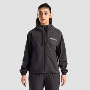 Chaqueta Cortavientos con Capucha Zephyr para Otoño, Color Carbón - Product Image 1