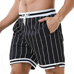 Custom Logo Heavyweight High Quality Solid 100% Polyester <b>Basketball</b> Mesh <b>Shorts</b> with Pockets Casual Style for <b>Men</b> OEM Service - Product Image 2