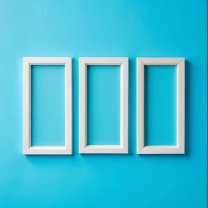 Modern Timeless White Bone Mosaic <b>Frame</b> <b>Square</b> Wooden Photo <b>Frame</b> for Home Decor and <b>Picture</b> Display - Product Image 1