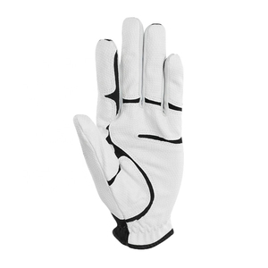 Gants de golf en cuir de mouton Cabretta personnalisés de haute qualité Logo de poignée protégé contre les UV imprimé pour la main gauche droite véritable - Product Image 5