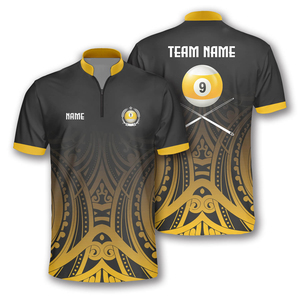 Jersey de Billar Premium Transpirable con Cierre para Hombre - Product Image 3