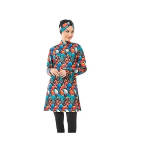 Comfortable Long Sleeve Modest Swimwear for Muslim Women <b>Full</b> Coverage Sporty Islamic Style <b>Hijab</b> Burka Eco-Friendly Quick Dry - Product Image 5