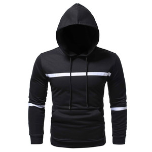 Men 100% Cotton Fleece Pullover Custom Blank 2025 Hot Sale Custom Print Color Block Custom <b>Plain</b> <b>Hoodies</b> - Product Image 1