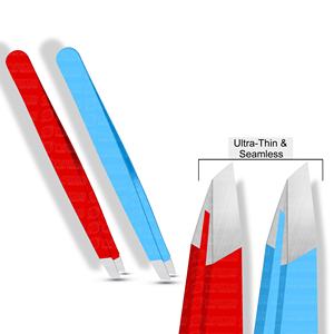 Vente chaude Durable Haute Précision Pince À Sourcils Voyage Portable Incliné Pointe Plate Pince Facile Pour La Prise De Cheveux - Product Image 4