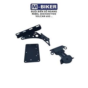 Support de plaque d'immatriculation horizontal en acier inoxydable pour motos Rebel 250/300/500/1100/Vulcan 650 et cadres, design Cyberpunk - Product Image 2