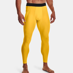 Premium Quality Men Mid-Waist Compression Pants Gym And Sportswear Fitness Running <b>Tights</b> For Men Yoga Leggings - Product Image 6