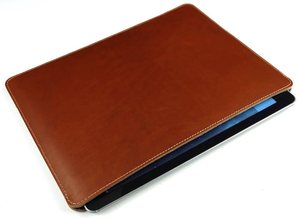 Vente flash : Housse pour ordinateur portable en cuir véritable souple, personnalisable, vintage, portable, durable, légère, pour le travail de bureau, les voyages d'affaires - Product Image 4