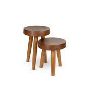 Tabouret en bois rustique fait main, écologique, léger, multifonctionnel, forme personnalisable, tailles variées, pour la maison, le bureau, le restaurant, le baptême