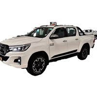 Utilisé pour Hilux Double Cabine Pick-up 2021 2.8 Turbo Électrique FWD R16 Automatique Conduite à Gauche Sièges en Cuir Foncé 6 Cylindres