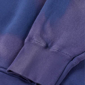 Sweat à capuche 100% Coton Polaire Hiver Épais Vintage Homme Effet Vieilli Délavé au Soleil et à l'Acide Personnalisable Vierge 500 Gsm - Product Image 5