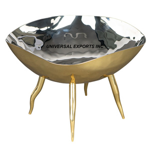 Cuenco decorativo de Metal para Chocolate, cuenco dulce hecho a mano con acabado dorado, cuenco clásico elegante de diseñador, nuevo cuenco elegante para chocolate - Product Image 1