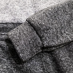 Nouveauté : Sweat à capuche zippé 100 % coton pour homme, motif uni, sérigraphie entièrement personnalisable, style décontracté pour un confort hivernal - Product Image 6