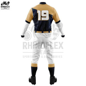 Ensembles d'uniformes de baseball de haute qualité Nouveau style de vêtements de sport Imprimé Séchage rapide Respirant Uniformes de baseball de grande taille pour adultes - Product Image 2