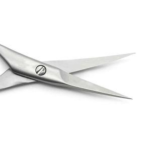 Ciseaux de manucure à cuticules en acier inoxydable allemand professionnel outil de beauté de ciseaux de soin des ongles incurvés extra fins - Product Image 3