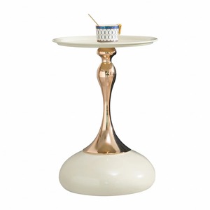 Table basse moderne en fer forgé écologique, petite taille, pour salon et chambres à coucher, idéale pour les petits espaces domestiques - Product Image 2