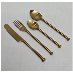 Ensemble de couverts en métal tendance pour la maison, l'hôtel, le restaurant, la restauration, les services de traiteur, les ensembles de couverts pour les mariages et les fêtes - Product Image 2