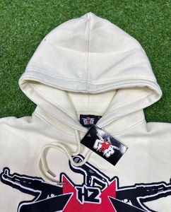 Fully Customize Men Embroidery Tracksuit Oversize Sweatpants And Hoodie Cotton Fleece Tracksuit with Custom Tags Zipper Packing - Product Image 2