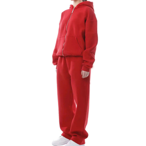 2025 Venta al por mayor personalizado Jogger Set para hombres Venta caliente Color personalizado transpirable Jogging Wear Zip Up Chándal para hombres - Product Image 4